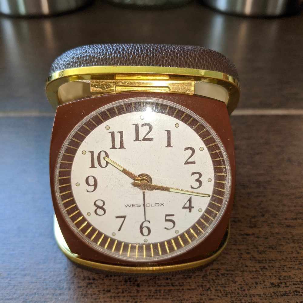 Vintage Clock in Case